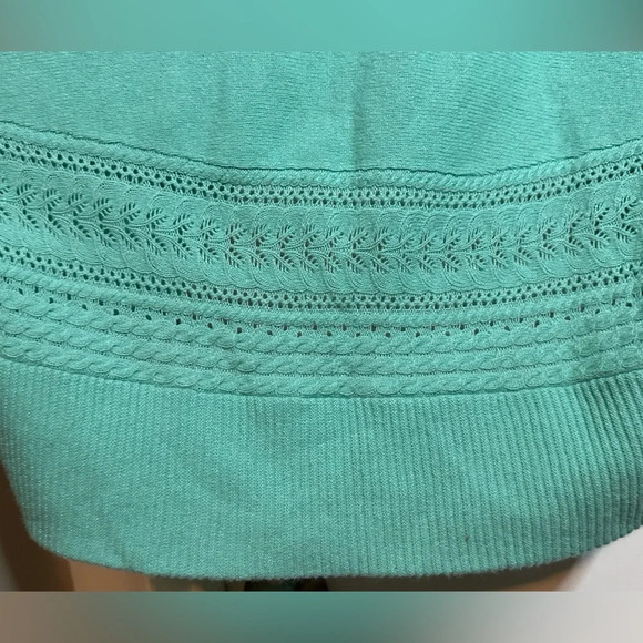 Lilly Pulitzer Cabrina Open Front Cardigan Sweater in Mint Teal Size XS/S - Picture 5 of 9